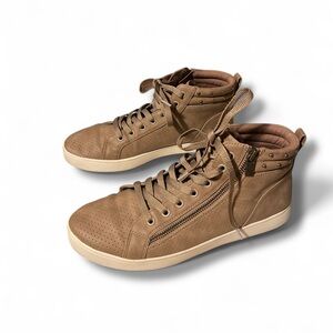 Koolaburra Tan High-Top Sneakers